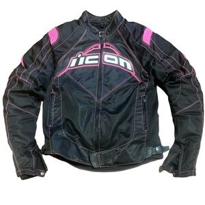 ICON MOTORSPORTS CONTRA PREFORMANCE SERIES MOTORCYCLE JACKET LADIES.